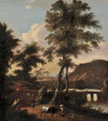 Dutch School 17th18th Century Italian Landscape