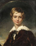 Manner of Sir Thomas Lawrence British 17691830 Portrait of a Young Lord thought to be Anthony 7th Earl of Shaftesbury KG 1