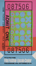 Andy Warhol American 19281987 Lincoln Center Ticket