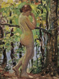 Sigismund Ivanowski American 18751944 Figure in the Woods