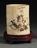 Ivory Brush Pot