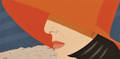 Alex Katz American b 1927 Ada with Orange Hat