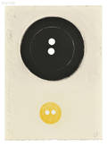 Donald Sultan American b 1951 Two Buttons