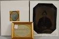 Two Daguerreotype Photographs and a Whole Plate Tintype Portrait Photograph of a Native American Man