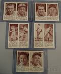 Five 1941 Double Play Baseball Cards