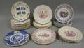 Thirtynine Assorted Wedgwood Massachusetts Ceramic Plates