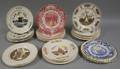 Twentyseven Assorted Wedgwood US States and Miscellaneous Ceramic Plates