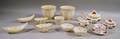 Fivepiece Spode Culross Porcelain Partial Tea Set and Nine Pieces of Lenox Porcelain