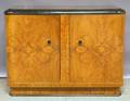 Art Deco Partebonized Walnut Veneer Twodoor Sideboard