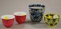 Four Chinese Porcelain Wine Cups