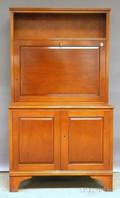 Colonial Revival Cherry Fallfront Writing DeskBookcase