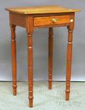 Late Federal Pine Onedrawer Stand