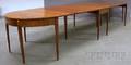 Federalstyle Inlaid Mahogany Threepart Banquet Table