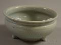 Celadon Glazed Ceramic Footed Bowl