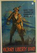 WWI Clyde Forsythe And They Thought We Couldnt Fight Poster