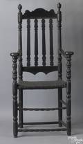 Connecticut banister back armchair ca 1720