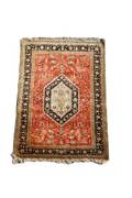Hand Woven Silk Iranian Qum Area Rug 3 6 x 5 6