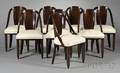 Eight Art Deco Dining Chairs