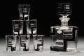 Sevenpiece Art Deco Decanter Set