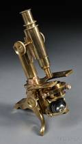 Brass Microscope by Baker