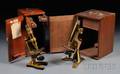 Two Brass Microscopes