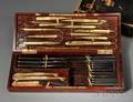 Henry J Bigelow Goldplated Presentation Surgical Set