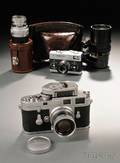 Leica M3 Camera Body Three Lenses and a Rollei 35
