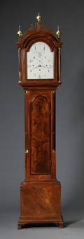 The PierceNichols Family Mahogany Quarterchiming Musical Tall Clock