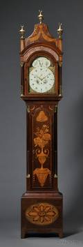 Daniel de St Leu Musical Mahogany Longcase Clock for the Turkish Market