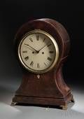 Thomas Shepherd Mahogany Balloon Clock