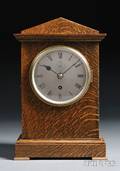Elliott Quartersawn Oak Table Clock