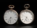 Two Silver Open Face Watches