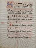 Illuminated Manuscript Leaves Choral Music Framed