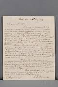 Harrison William Henry 17731841 Autograph Letter Signed 12 August 1831