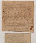 Native American Land Deed 4 December 1707 Signed by Mohegan Chief Owaneco