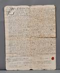 Land Deed New England 1694