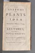 Grew Nehemiah 16411712 The Anatomy of Plants