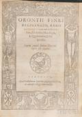 Fine Oronce 14941555 De Solaribus Horologiis