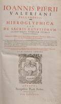 Valeriano Giovanni Piero 14771558 Hieroglyphica