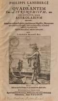 Lansberg Johan Philip 15611632 In Quadrantem
