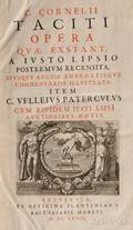 Tacitus AD 56AD 117 Opera Quae Exstant