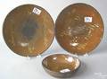 Two Pennsylvania redware plates