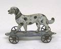 American tin dog platform toy