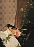 Stow Wengenroth American 19061978 Still Life with Baltimore Oriole on a Flowering Branch