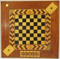 Folk Art Wood Marquetry Game Board