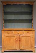 Country Pine Stepback Cupboard