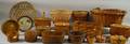 Seventeen Assorted Woven Basketry Items