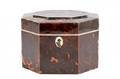 English George III Tortoiseshell Tea Caddy 19th C