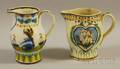 Two Prattware Polychromedecorated Jugs