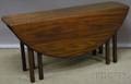 Kittinger Chippendalestyle Mahogany Dropleaf Hunt Table